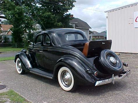 Interior: Black. . 1936 ford coupe rumble seat